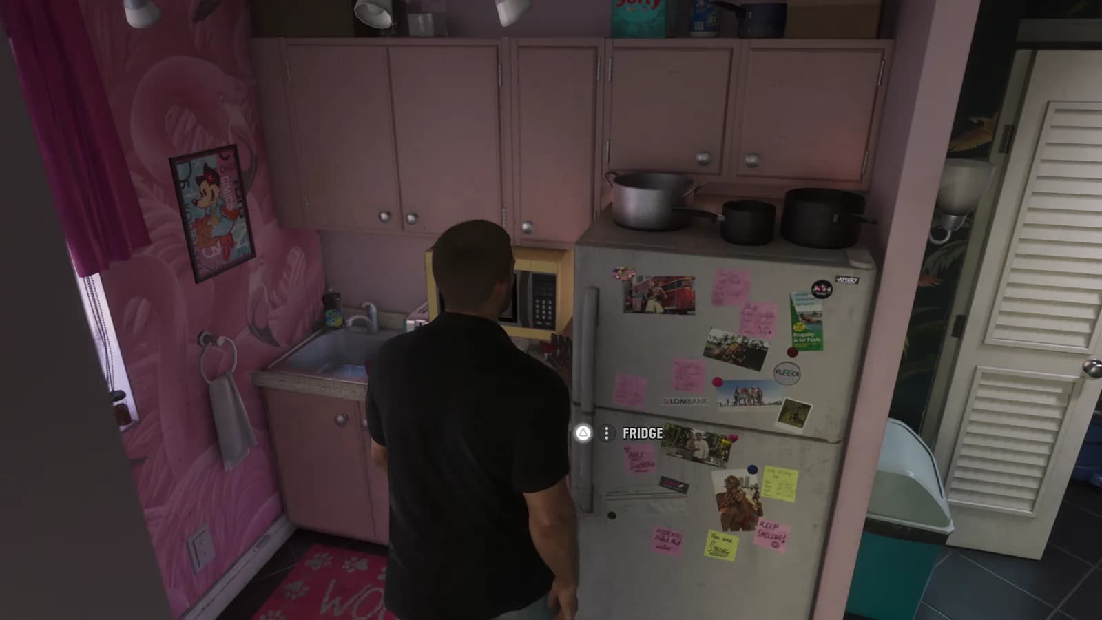 La nevera del apartamento es interactiva — GTA VI