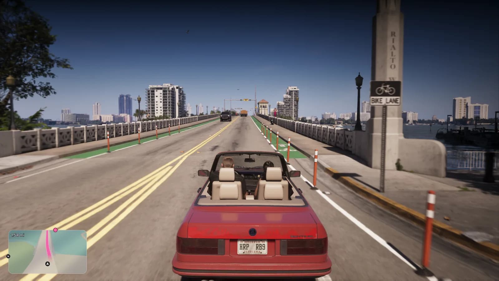 Conduciendo por los puentes de Leonida — GTA VI