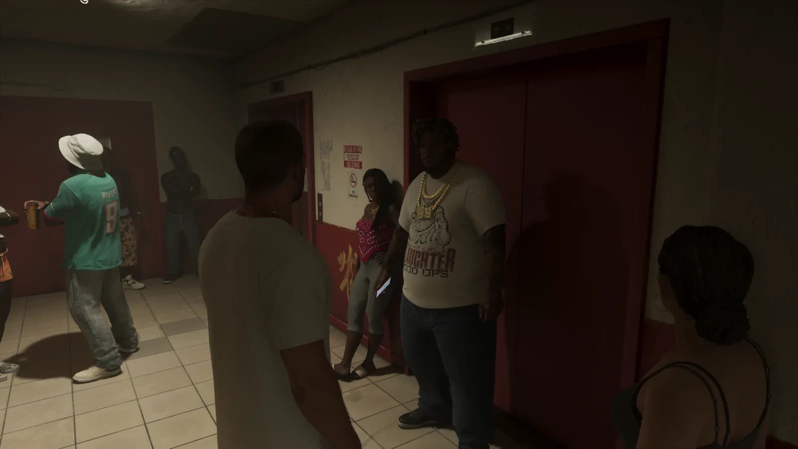 Una elección de diálogo contextual durante el trato — GTA VI