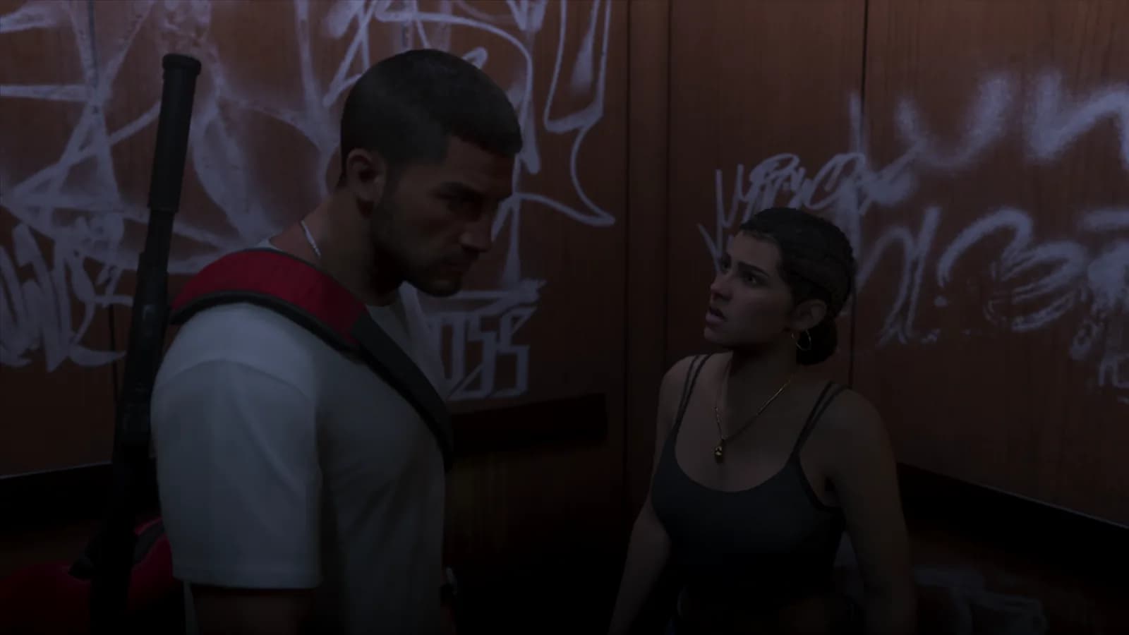 Jason y Lucia se reagrupan tras el asalto — GTA VI