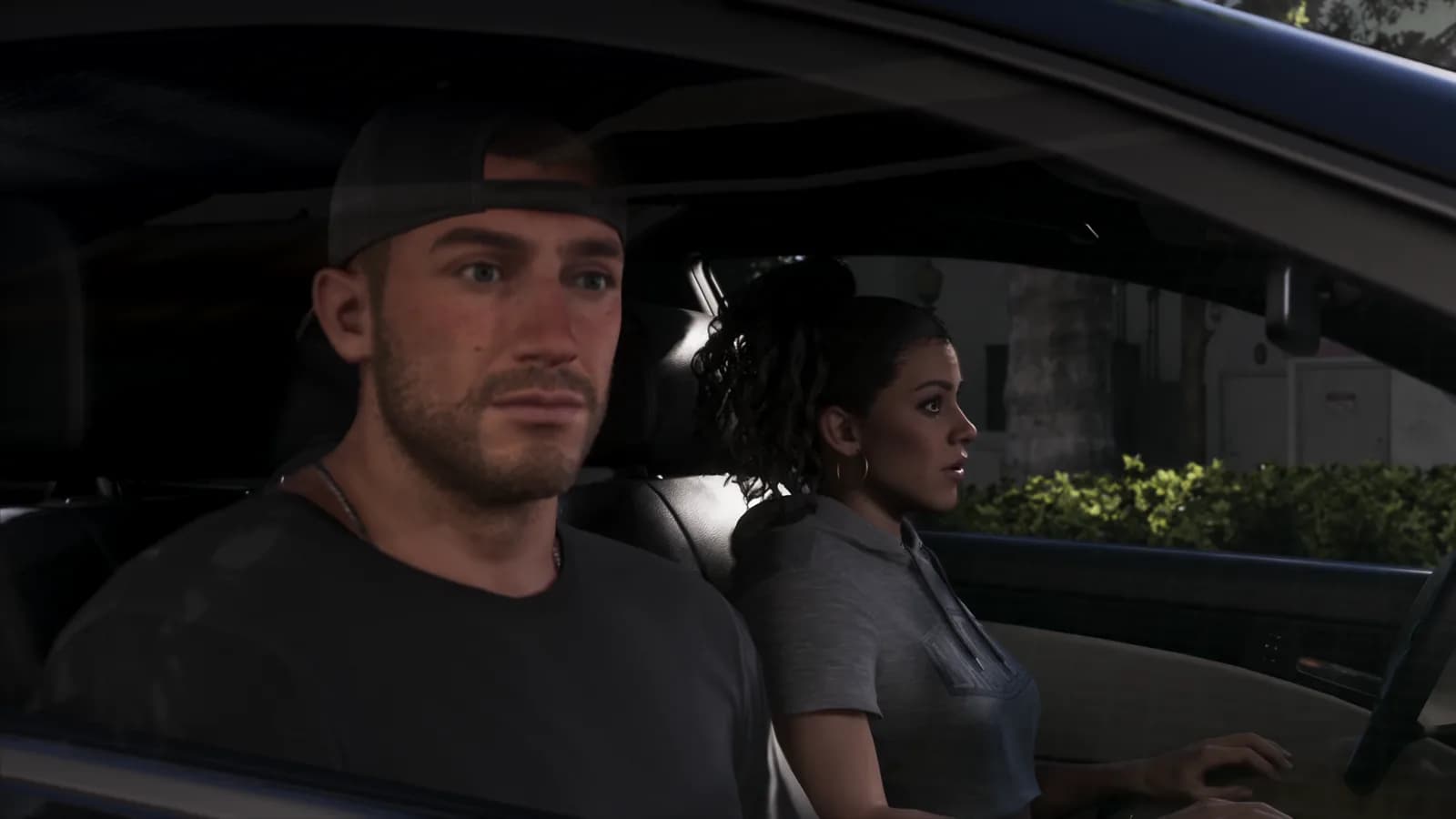 Jason y Lucia viajan juntos — GTA VI